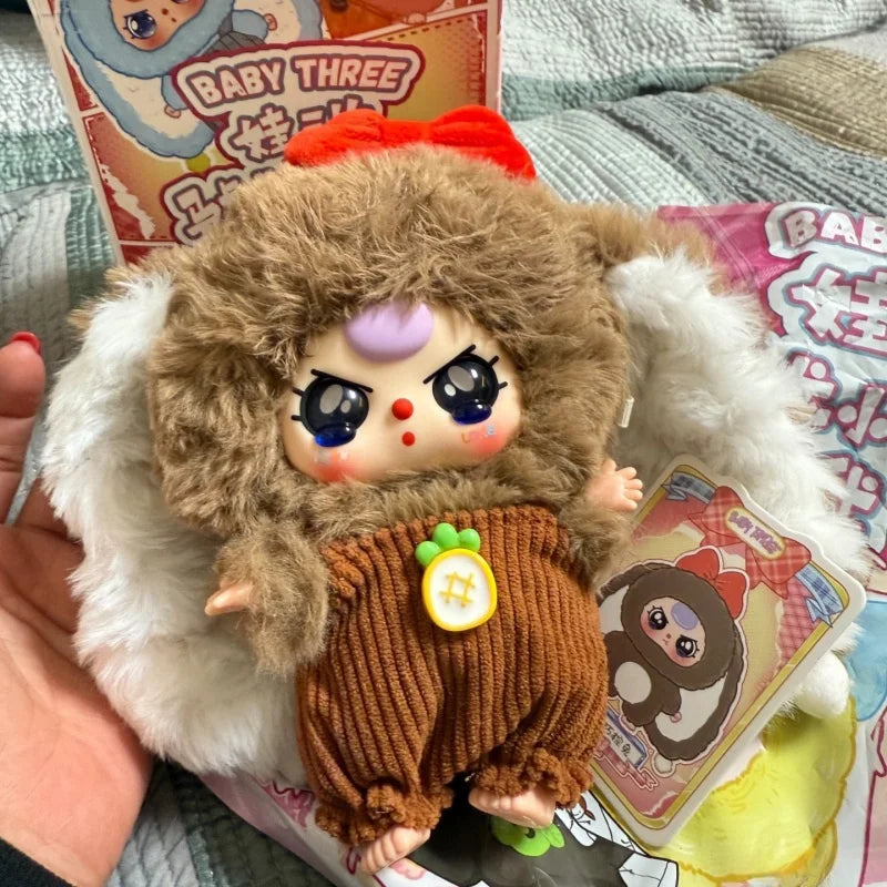 Genuine 2025 In Stock Blind Box Toy Baby Three Second-Generation Macaron Little Rabbit V2 Cute Pendant Ornaments Toys Girl Gifts