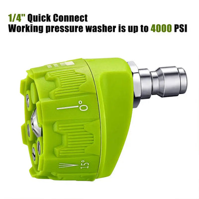 Pressure Washer Nozzle 6in1 Universal 4000Psi High Pressure Washer Spray Nozzle Garden Cleaning Pressure Jet Connect Spray Head