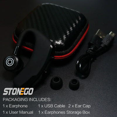 Wireless Sports Earphones In-Ear Bluetooth Headset Sweatproof Noise Cancelling TWS Earbuds for Running Gym Workouts