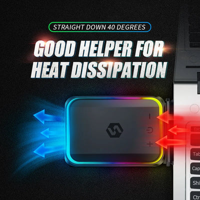 New Design Notebook Cooling Radiator Quiet Super Vacuum Fan Air-cooled for All Size Laptops Cooling Laptop Cooler Pad Adjustable