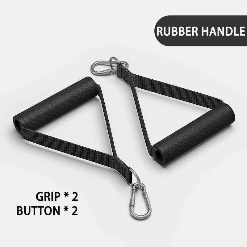 Gym Resistance Belt Accessories Handle Non Slip Grip