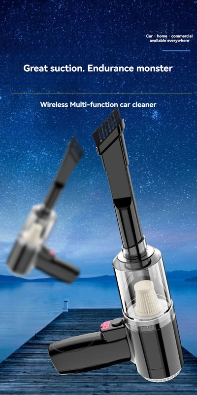 Car Vacuum Cleaner 12000PA Powerful Cleaning Machine Cars Cleaner Mini Wireless Portable Hand Held Cleaner for Home Appliance