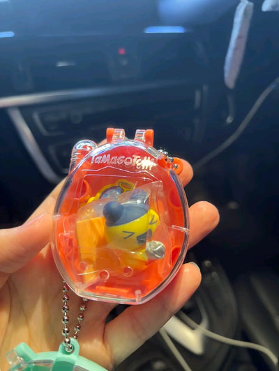 Original Bandai Tamagotchi Spare Time Series2 Pooptime Pendant Bean Mr.Koigari Doll Box Toy Collectible Anime Game Figurine Toys