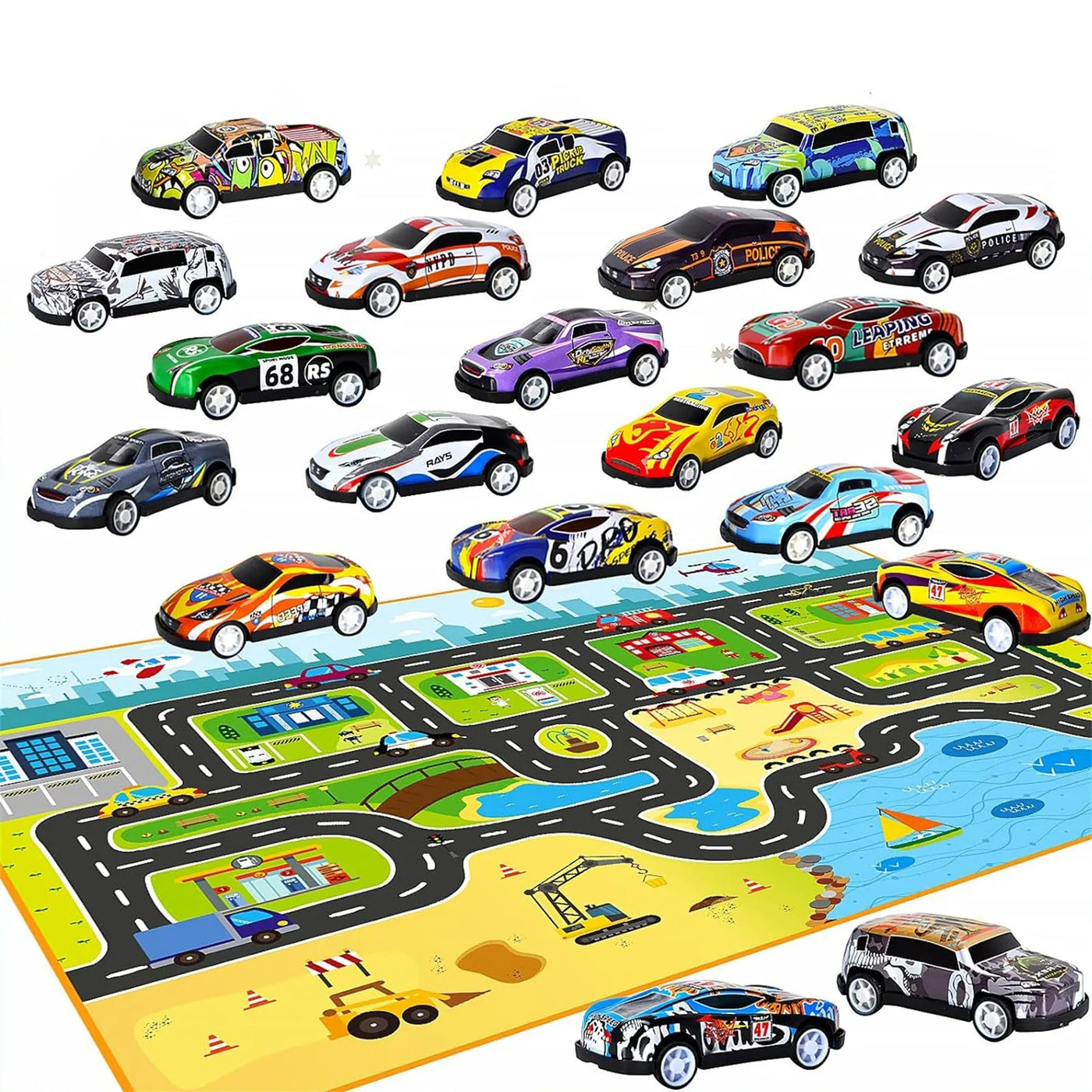 Toy Cars Advent Calendar 2025 Xmas Countdown Calendar Cute Toys Christmas Ornaments Christmas Tree Ornaments Christmas Gifts