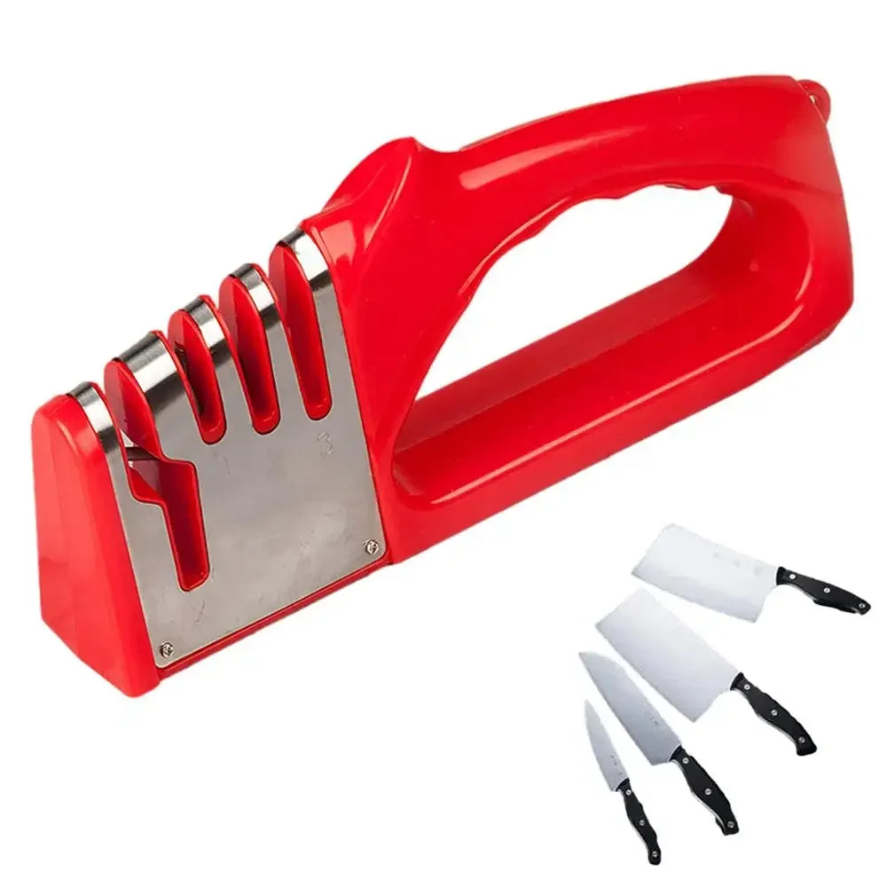 Kitchen 4 Segment Knife Sharpener Multifunctional Knife