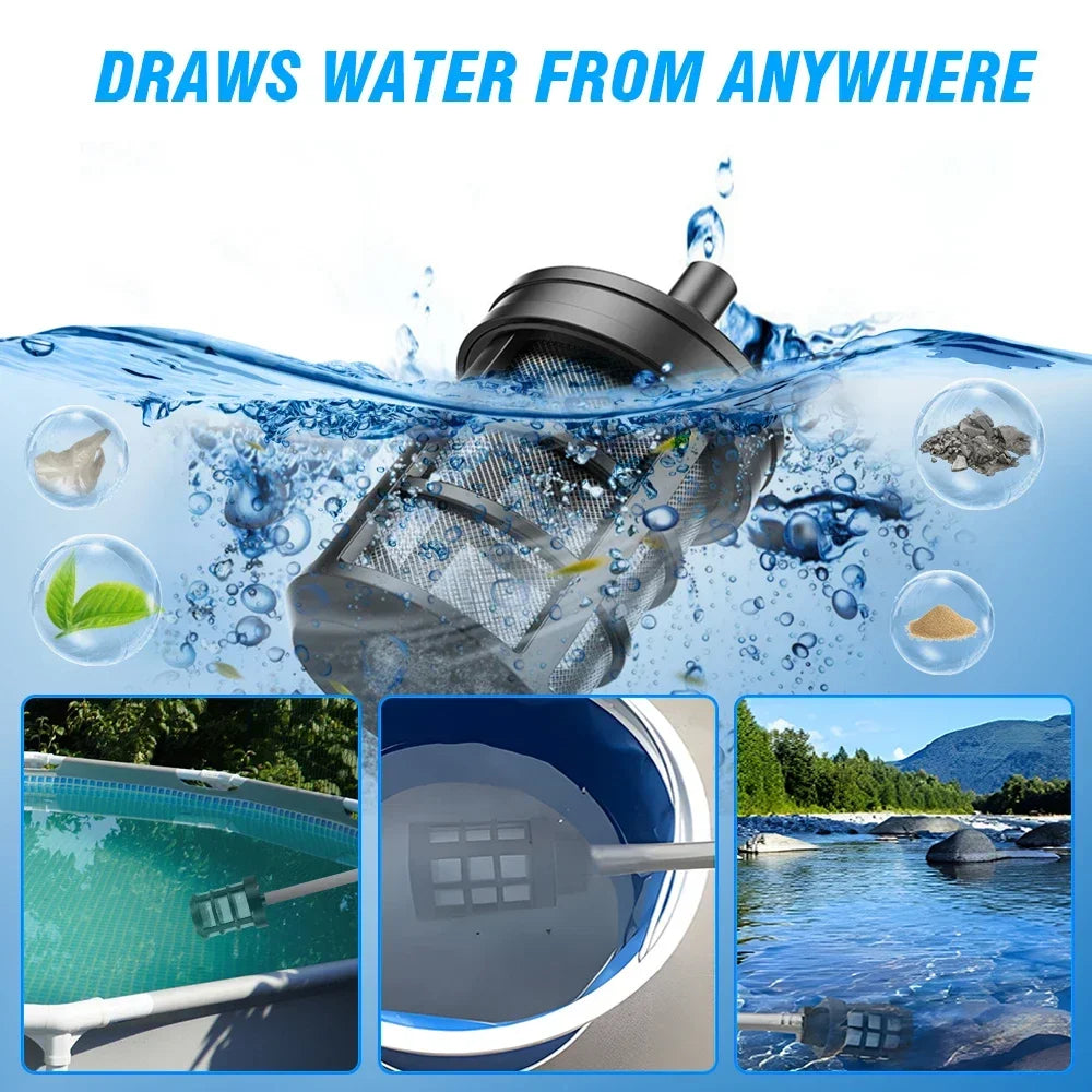 60BAR Wireless High Pressure Car Wash Water Gun Car Washer Self Priming Sustain 300W For Auto Home Garden Cleaning Car Washing