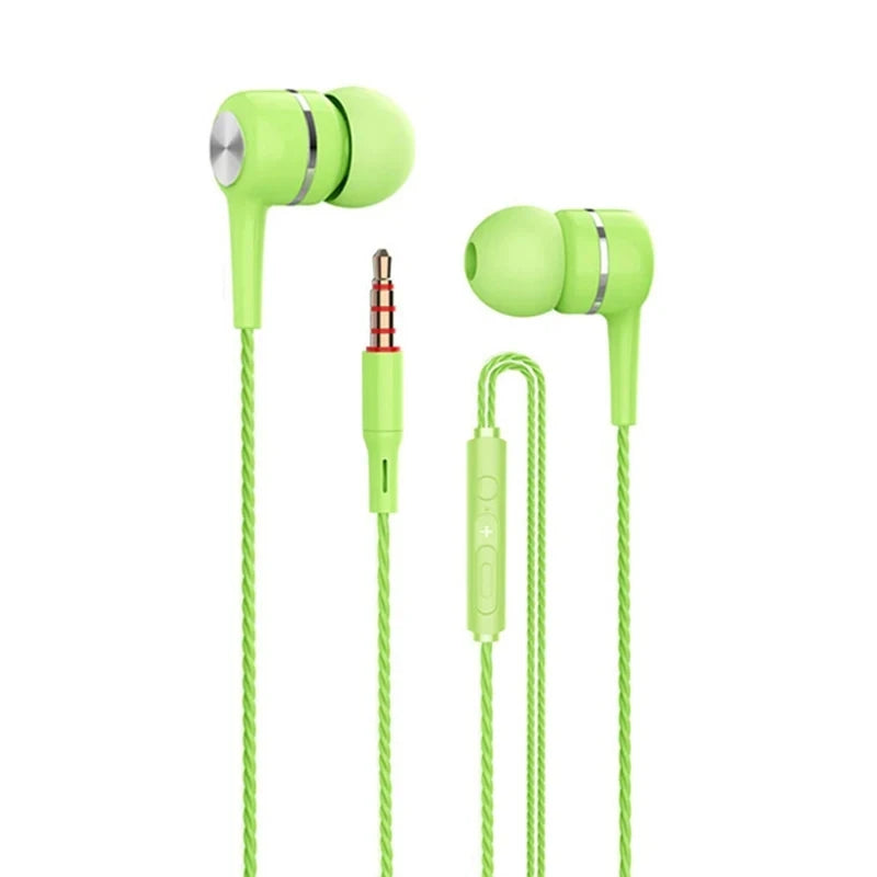 3.5mm Wired Headphones In Ear Headset Wired Earphones