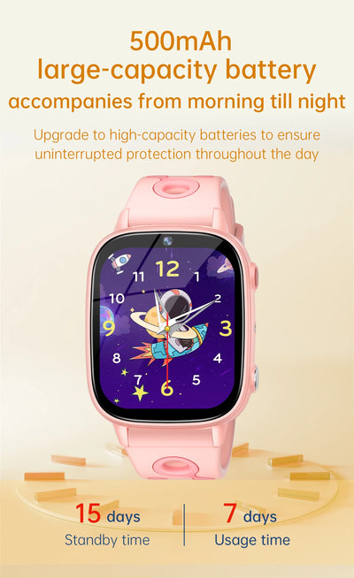 2025 New Kids Toy Game Watch HD Touch Screen Camera 26 Games Sleep Monitoring Alarm Clock Calculator Birthday Gift Boy Girl
