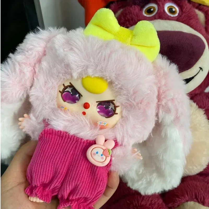 Genuine 2025 In Stock Blind Box Toy Baby Three Second-Generation Macaron Little Rabbit V2 Cute Pendant Ornaments Toys Girl Gifts