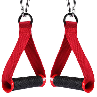 Heavy Duty Exercise Handles Cable Attachment Gym Resistance Bands Handles Anti-slip Grip Pilates Yoga Strength Trainer Workout