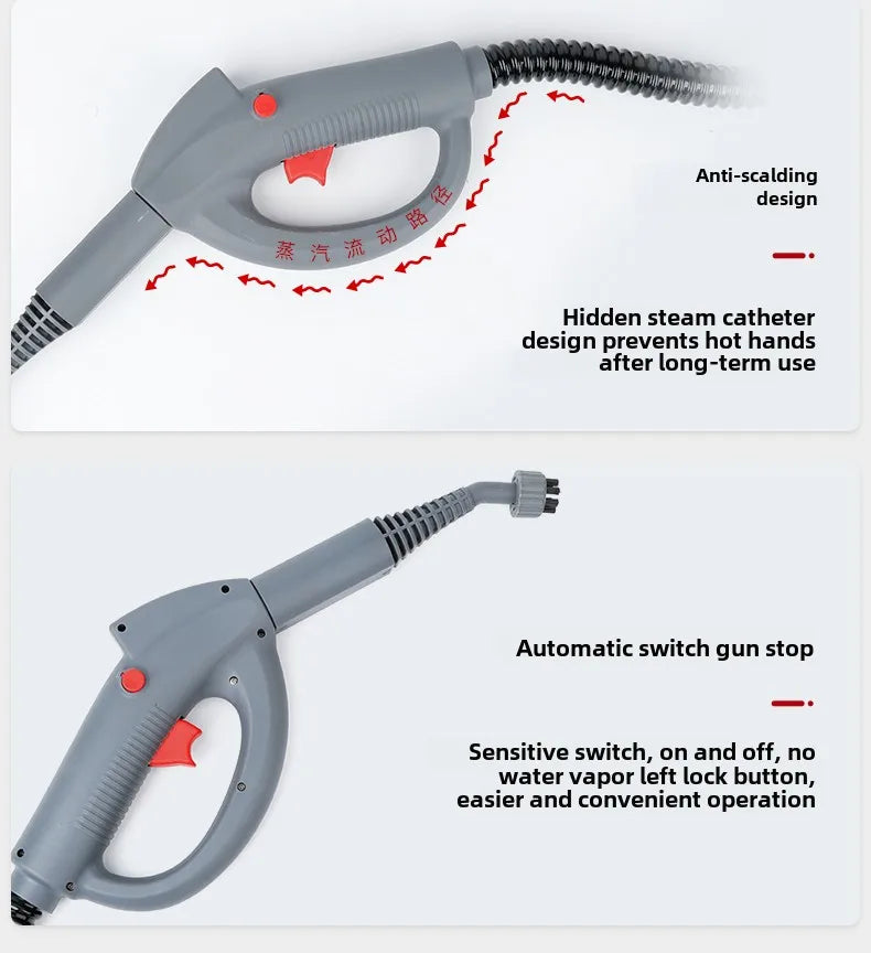 SGCB New Grid Multifunctional Steam Cleaner Fume Cleaner High Temperature and High Pressure Commercial Vehicle Cleaner Household