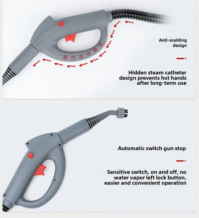 SGCB New Grid Multifunctional Steam Cleaner Fume Cleaner High Temperature and High Pressure Commercial Vehicle Cleaner Household