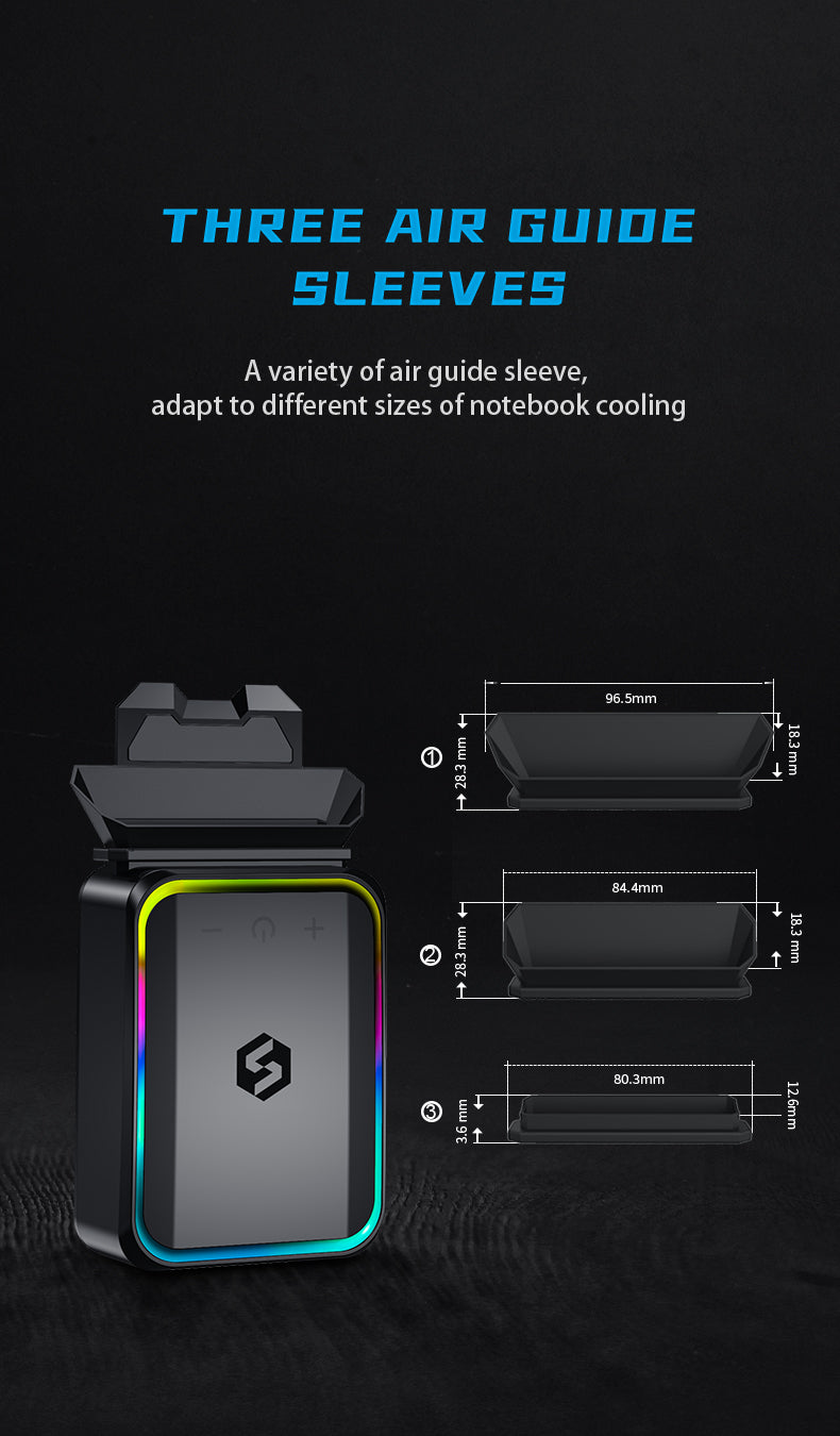 New Design Notebook Cooling Radiator Quiet Super Vacuum Fan Air-cooled for All Size Laptops Cooling Laptop Cooler Pad Adjustable