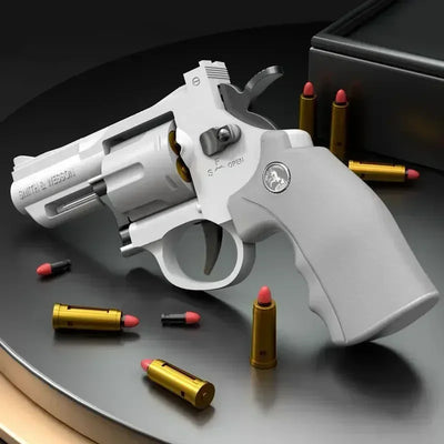 2025 Birthday Party Gift: ZP5 Wheel Soft Bullet Gun 357 Simulation Shooting Toy Pistol Adult Boy Children Soft Bullet Toy Gun