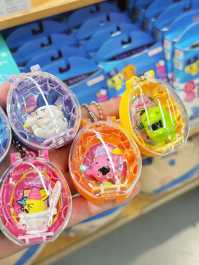 Bandai Tamagotchi Spare Time Series2  Pooptime Pendant  Bean Mr.Koigari Doll Box Toy Collectible Anime Game Figurine