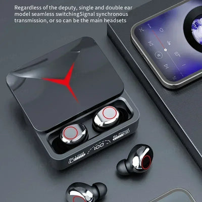 TWS M90 Wireless Headphones Gaming Earphone Bluetooth 5.3 Sport Earbuds with Mic Wireless Headset For iPhone 16 15 14 13 Xiaomi