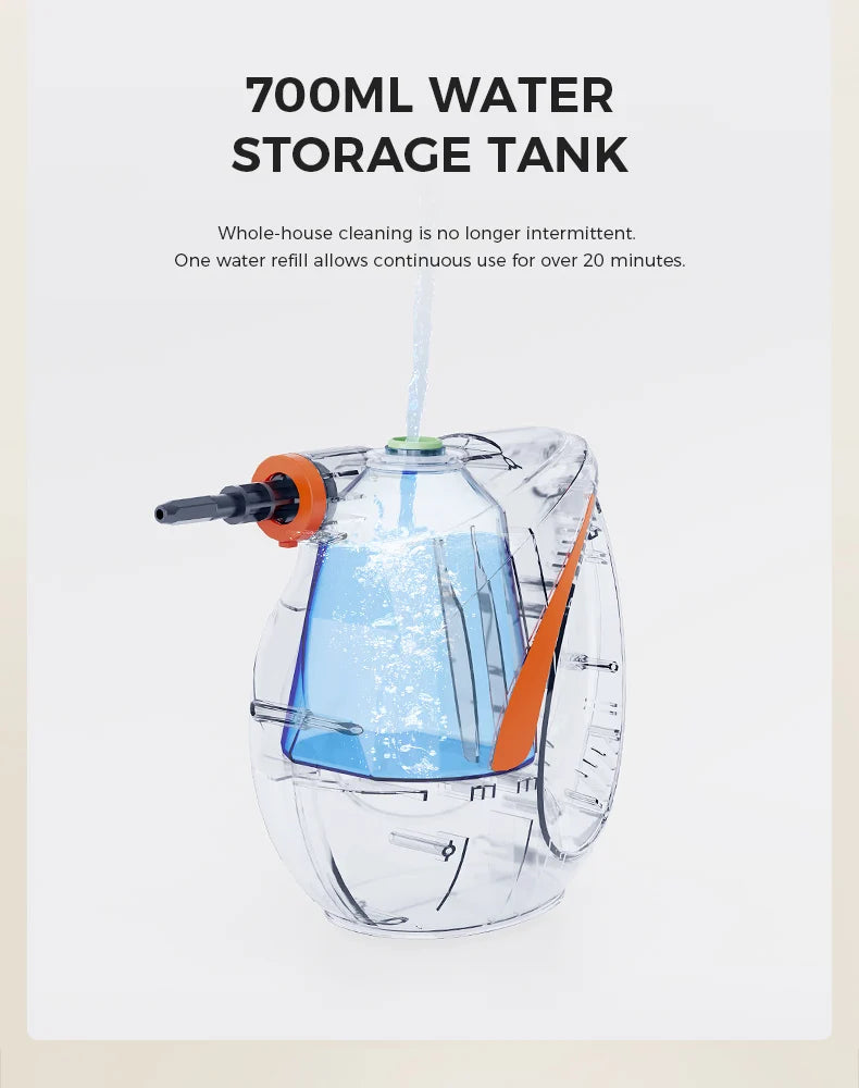 Pressurized Handheld Steam Cleaner for Home - Portable Multi-purpose High Pressure Deep Multi-surface Cleaning Steamer Machine