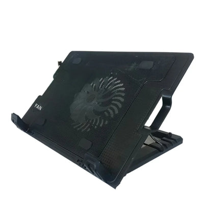 Adjustable Laptop Cooling Fan Pad Heat Dissipation Two USB Port Laptop Cooler Base Stand Portable 15.6 Inch