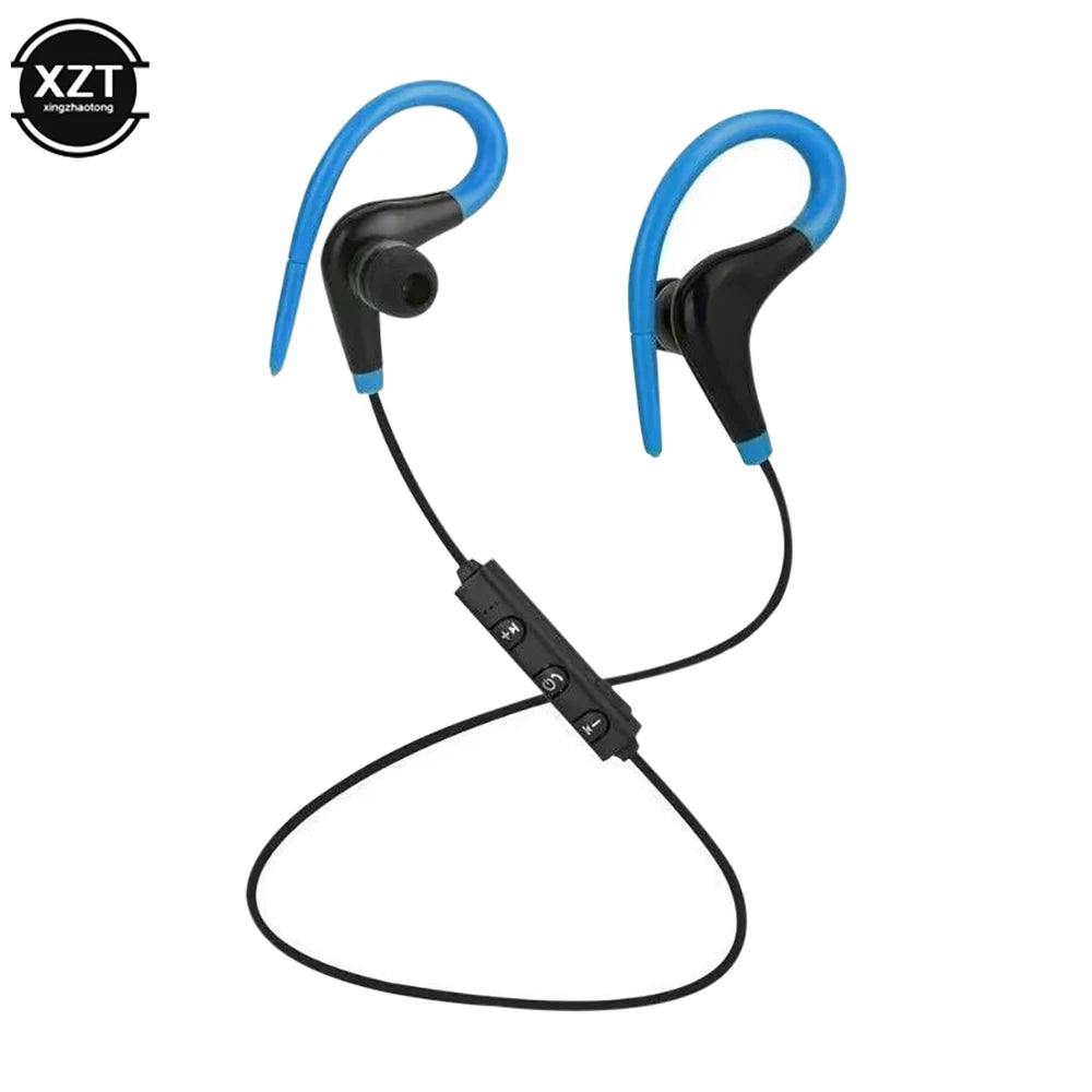 Wireless Bluetooth-Compatible Sports Headset Running Stereo Music earphones Universal Mini Ear-Hanging Ear-Hooks Headphones HIFI