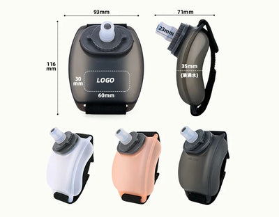 200ml Running Water Bottle – Wrist-Mounted Hydration for Gym, Cycling & Marathon