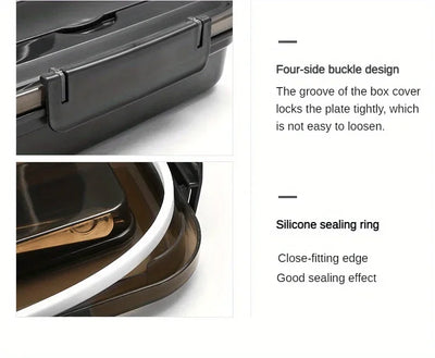 Easy-Clean Bento Container For Students & Office Workers