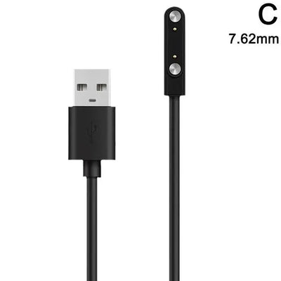 Smart Watch Charging Cable 2 Pin 4 Pins USB Charger Cord 0.5m Universal for Smartwatch 7.62mm 2.84mm 4mm Magnetic Charger