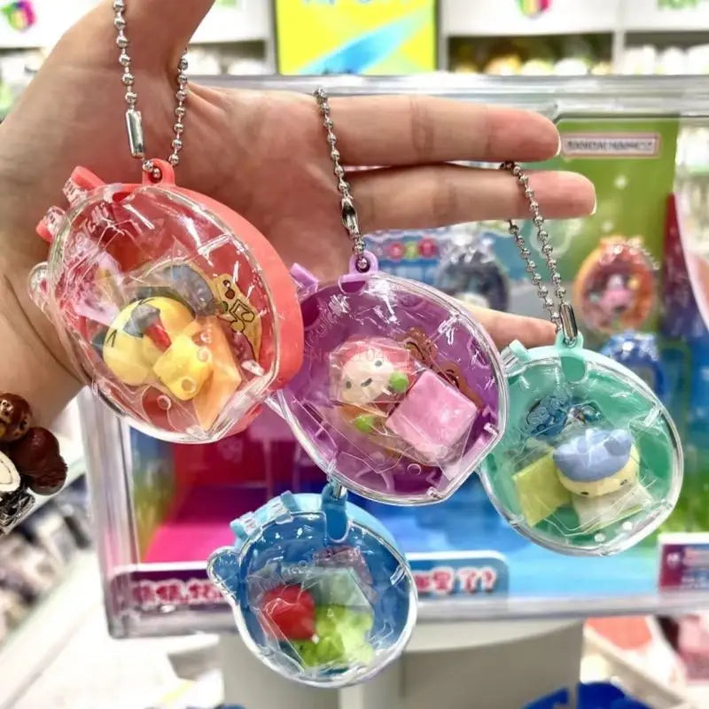 Original Bandai Tamagotchi Spare Time Series2 Pooptime Pendant Bean Mr.Koigari Doll Box Toy Collectible Anime Game Figurine Toys