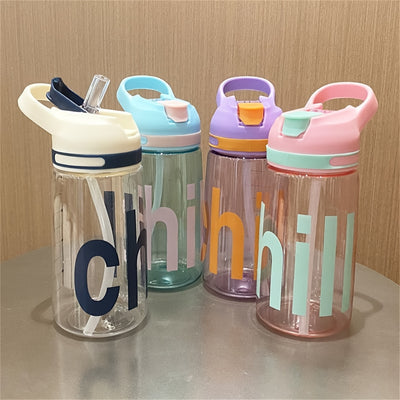 450ML Portable Water Bottle for Gym, Fitness, Outdoor Camping, Hiking, and Sports - PC Material, Sealable