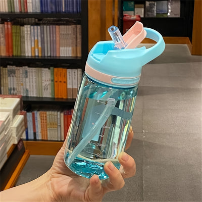 450ML Portable Water Bottle for Gym, Fitness, Outdoor Camping, Hiking, and Sports - PC Material, Sealable