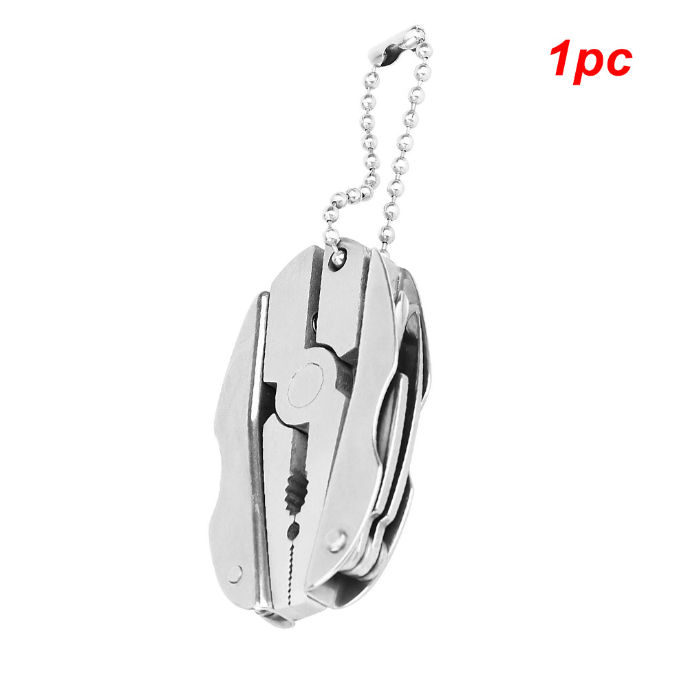 Mini Multi Tool Multitool Pliers Knife Screwdriver Keychain Outdoor Portable Hand Tool