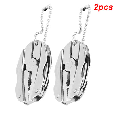 Mini Multi Tool Multitool Pliers Knife Screwdriver Keychain Outdoor Portable Hand Tool