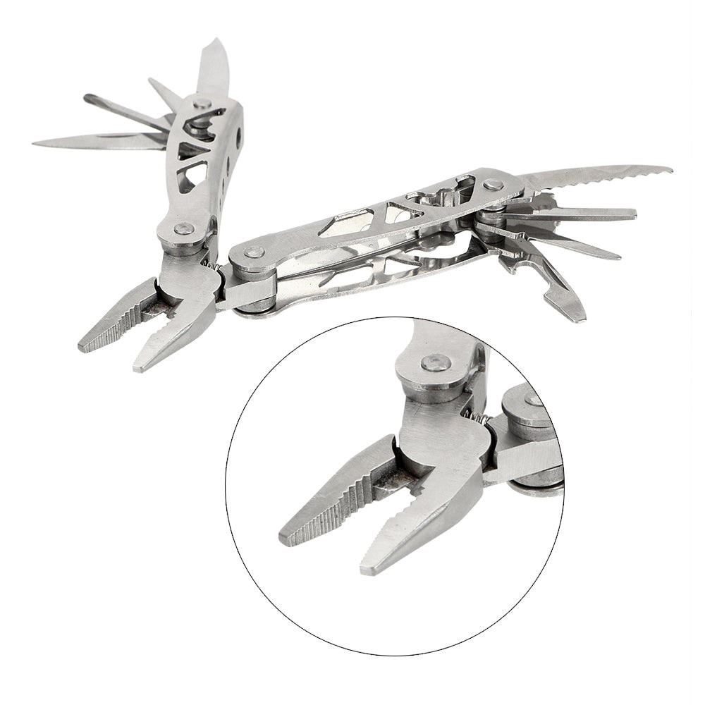 Stainless Multitool Multifunction Tool Forceps Multipurpose Forceps Hand Tool Screwdriver Kit Multi Plier Folding Knife Pliers